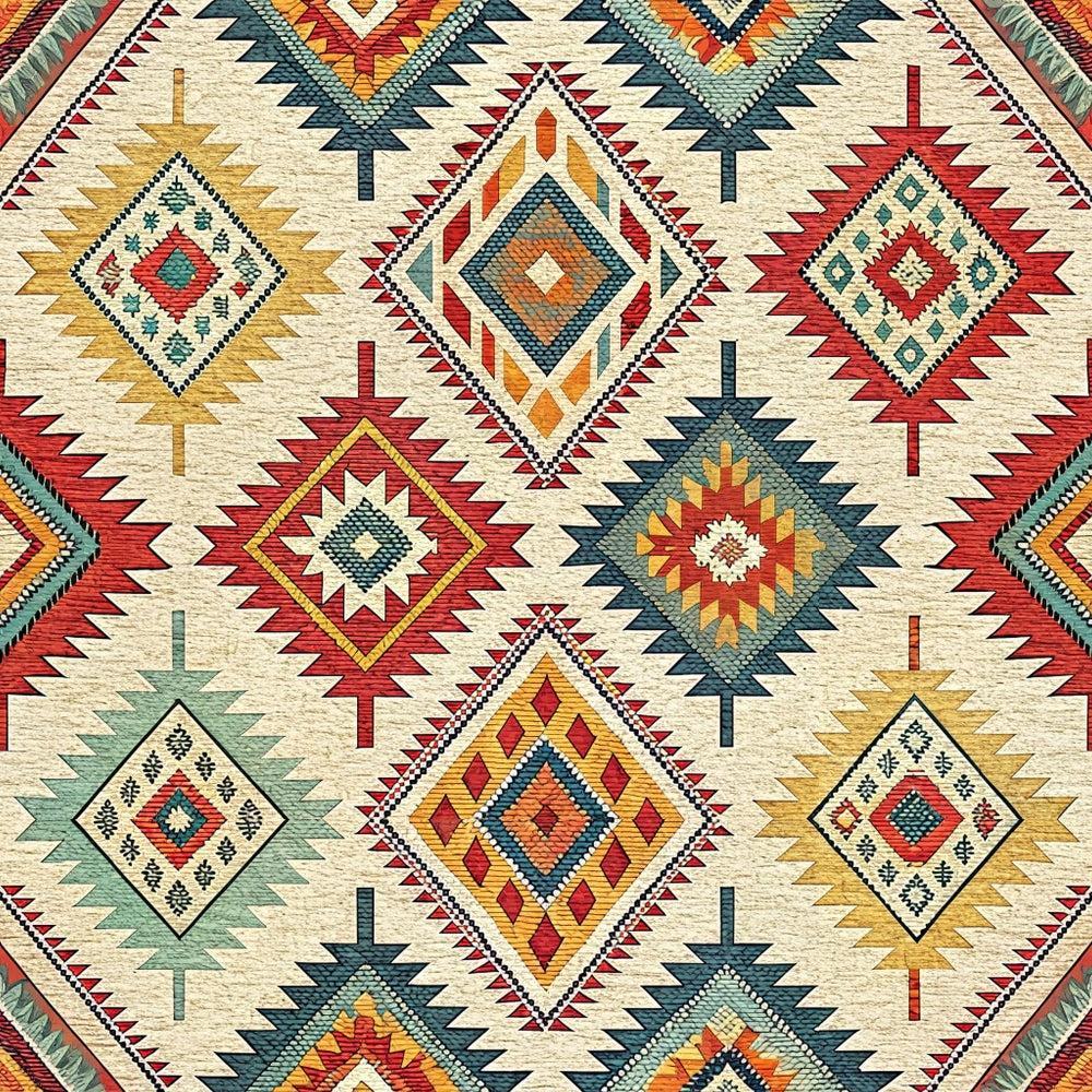 Turkish Kilim Pattern 7 Quilting Cotton Fabric