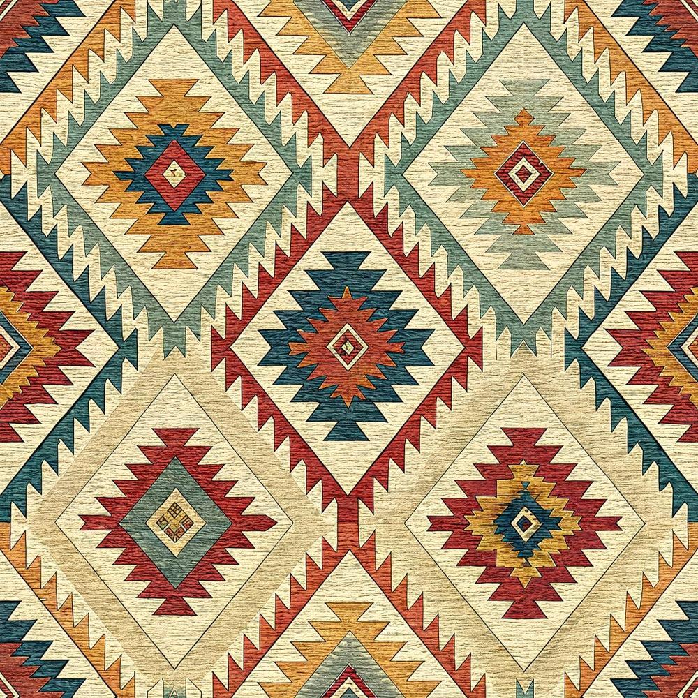 Turkish Kilim Pattern 10 Quilting Cotton Fabric
