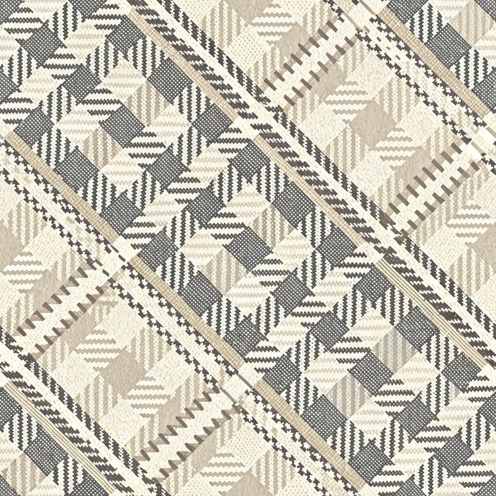 Neutral Houndstooth Pattern 1 Quilting Cotton Fabric