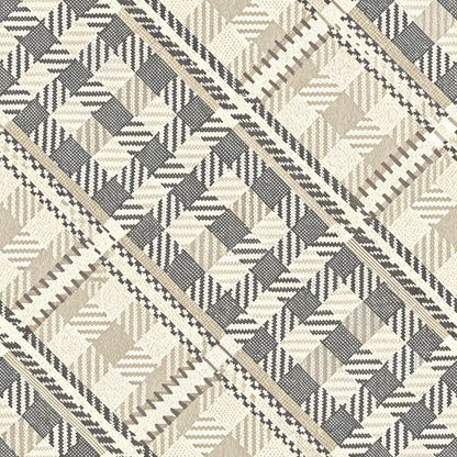 Neutral Houndstooth Pattern 1 Quilting Cotton Fabric