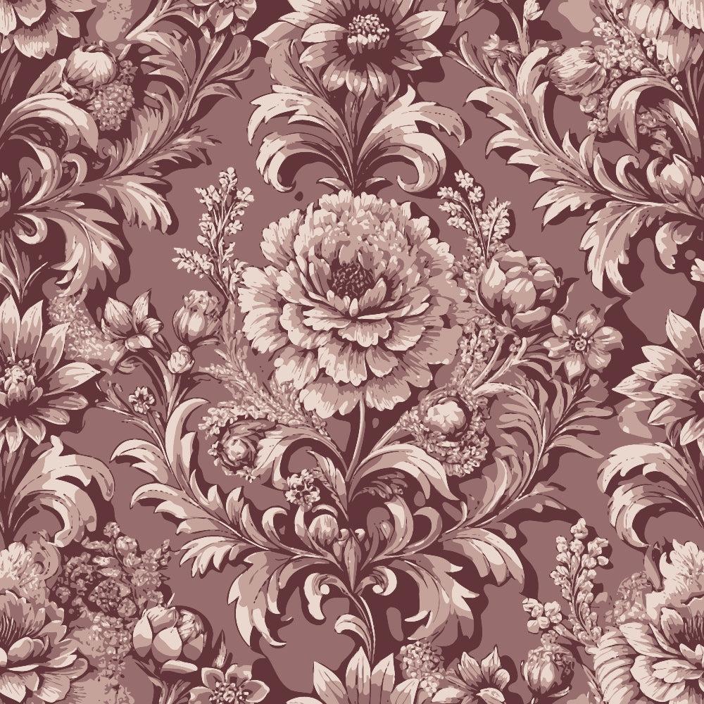 Baroque Florals Pattern 66 Quilting Cotton Fabric