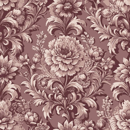 Baroque Florals Pattern 66 Quilting Cotton Fabric