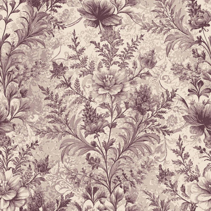 Baroque Florals Pattern 202 Quilting Cotton Fabric