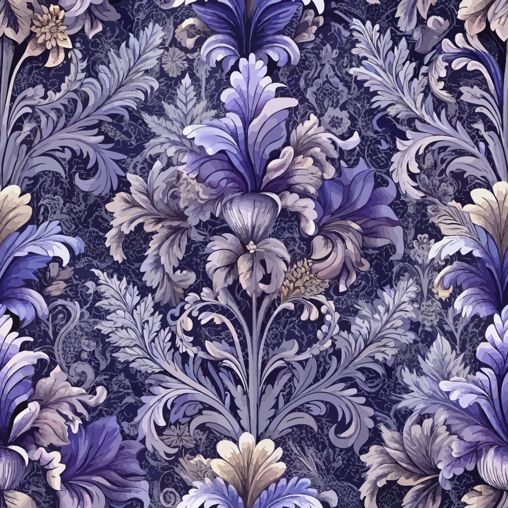 Baroque Florals Pattern 223 Quilting Cotton Fabric