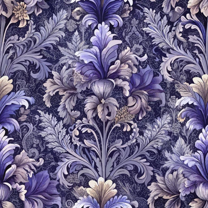 Baroque Florals Pattern 223 Quilting Cotton Fabric