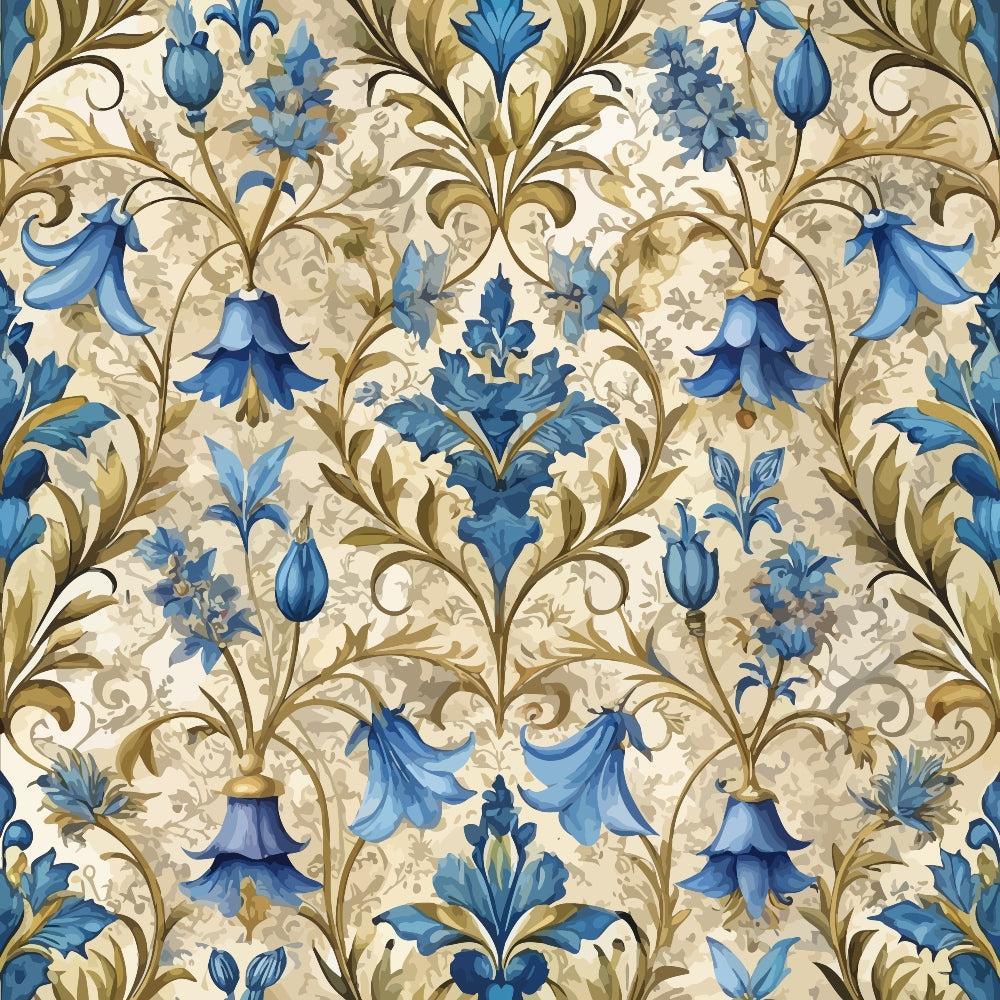 Baroque Florals Pattern 115 Quilting Cotton Fabric