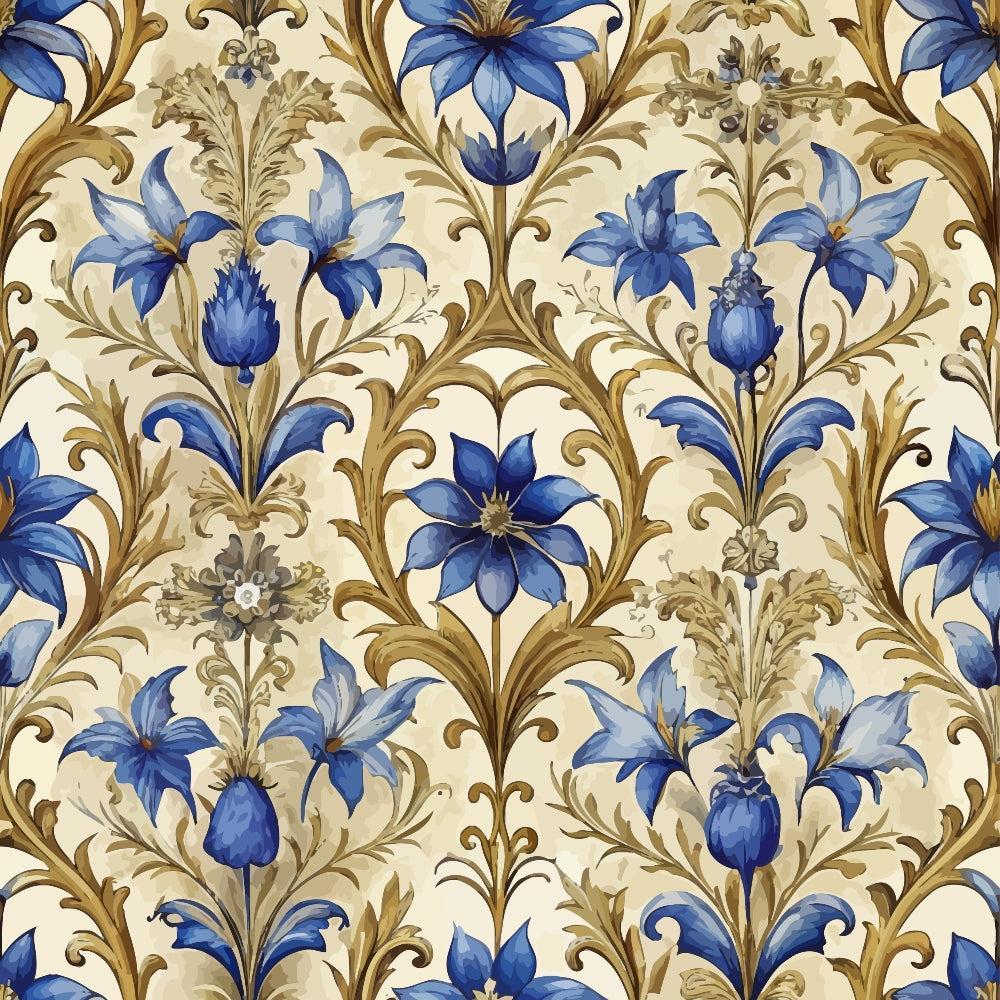 Baroque Florals Pattern 119 Quilting Cotton Fabric