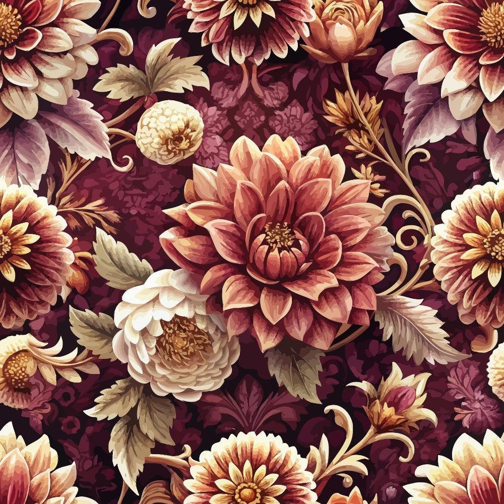 Baroque Florals Pattern 132 Quilting Cotton Fabric