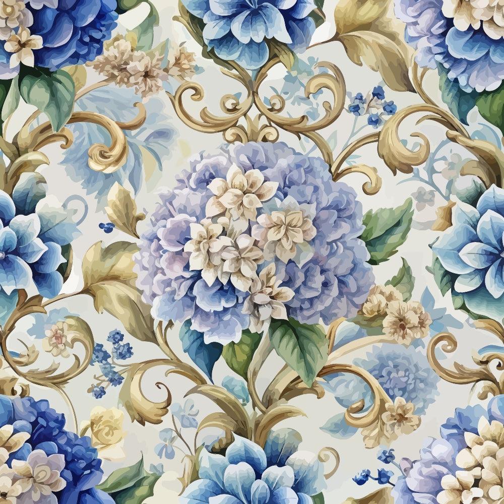 Baroque Florals Pattern 150 Quilting Cotton Fabric