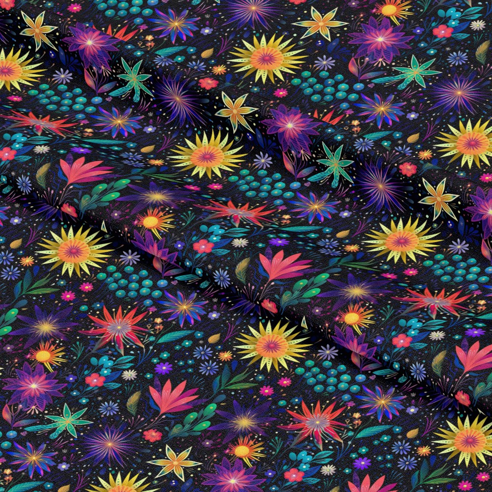 Firework Garden Pattern 10 Quilting Cotton Fabric