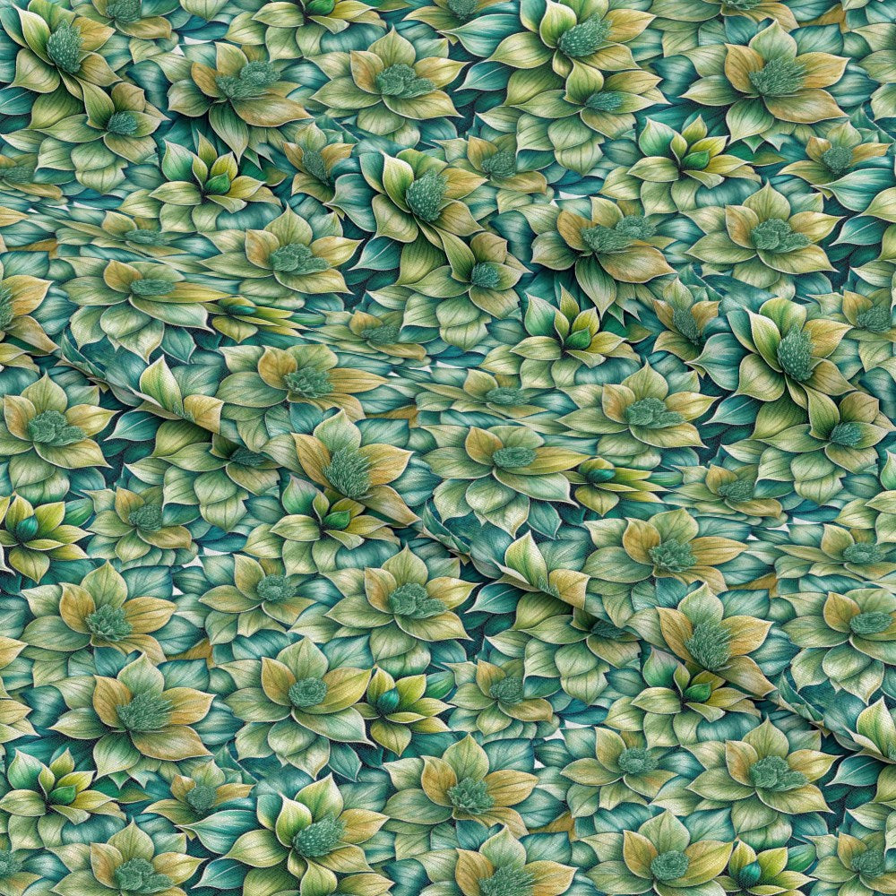 Beautiful Flowers Euphorbia Pattern 5 Quilting Cotton Fabric