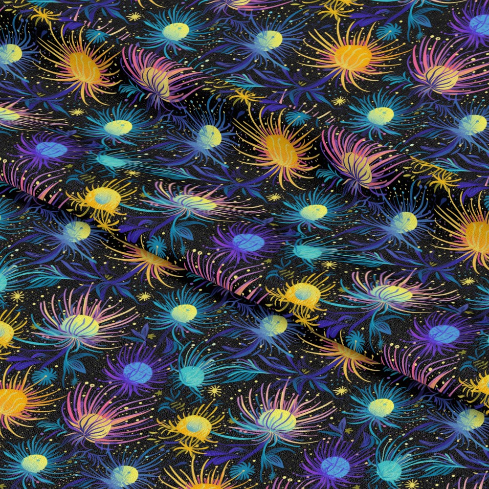 Firework Garden Pattern 1 Quilting Cotton Fabric