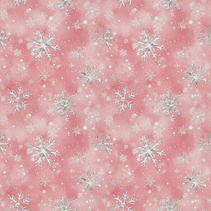 A Frosted Christmas Pattern 4 Quilting Cotton Fabric