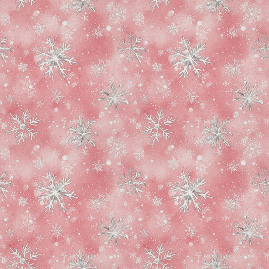 A Frosted Christmas Pattern 4 Quilting Cotton Fabric