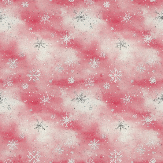 A Frosted Christmas Pattern 6 Quilting Cotton Fabric