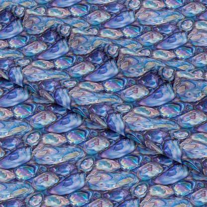 Abalones Pattern 1 Quilting Cotton Fabric