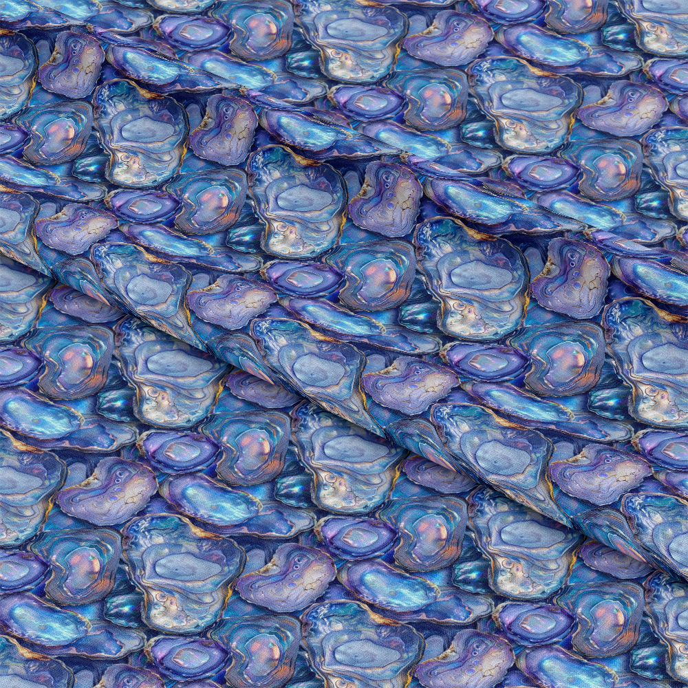 Abalones Pattern 3 Quilting Cotton Fabric