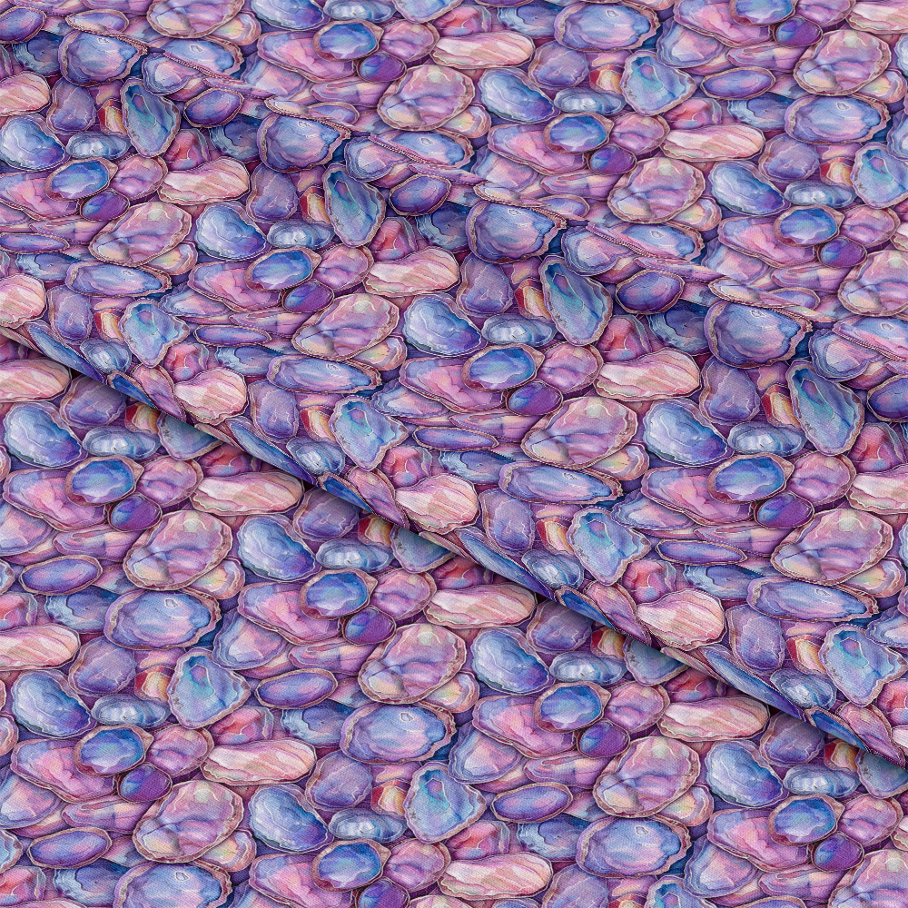 Abalones Pattern 4 Quilting Cotton Fabric