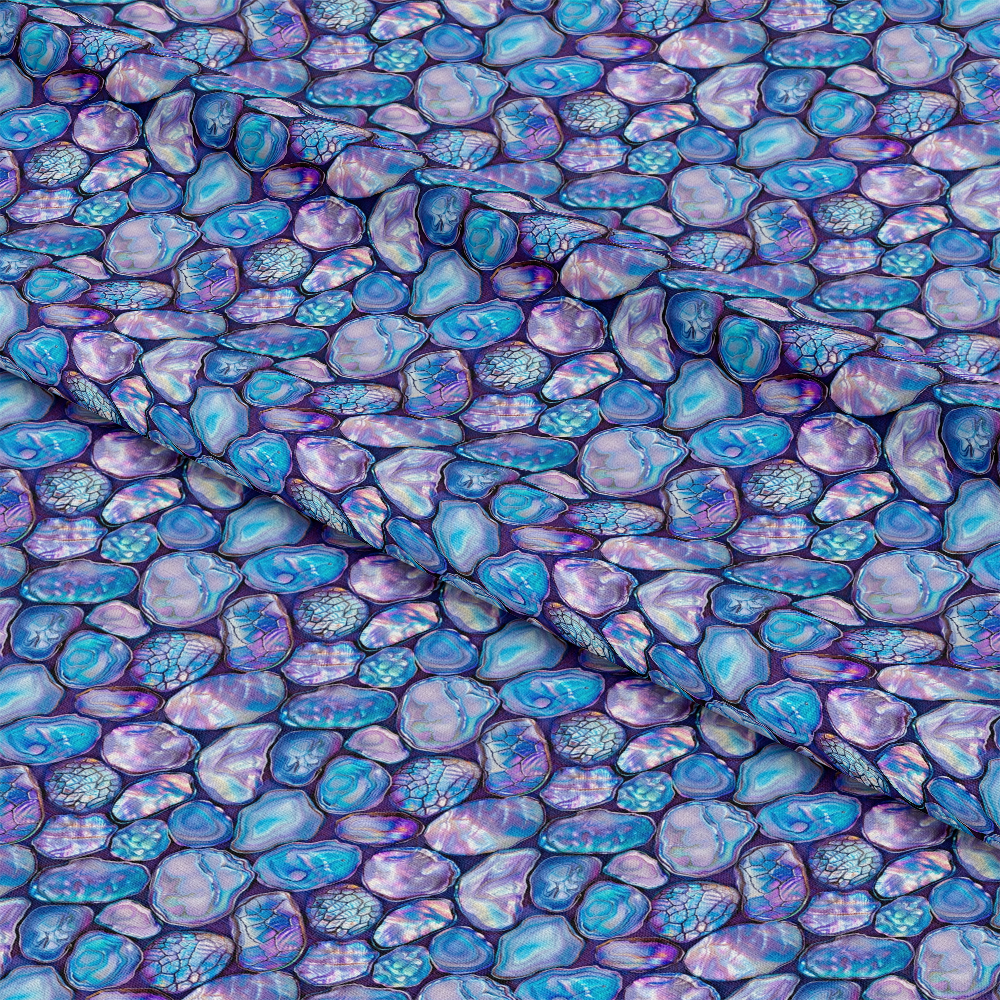 Abalones Pattern 6 Quilting Cotton Fabric