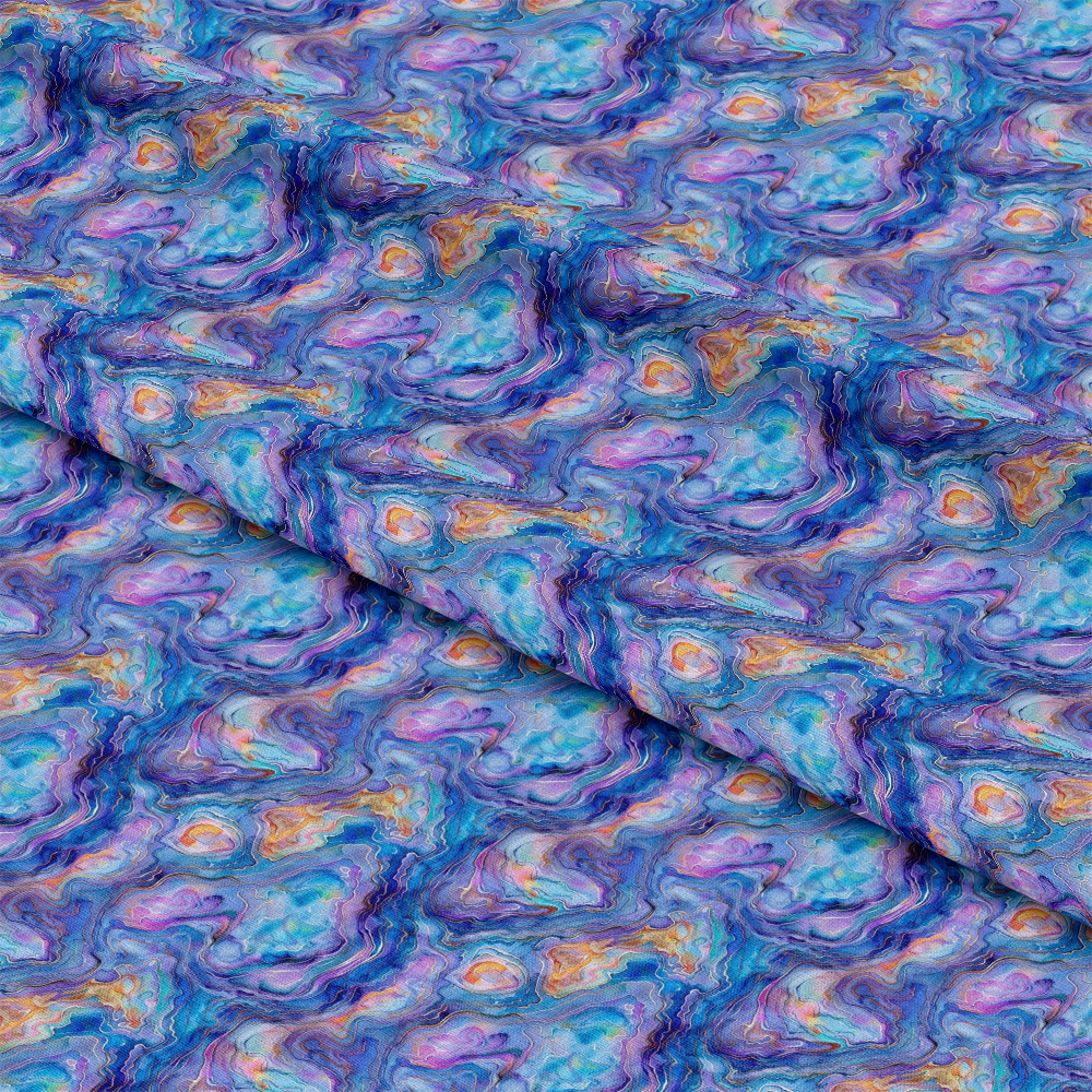 Abalones Pattern 7 Quilting Cotton Fabric