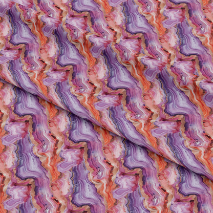 Agate Gemstones Pattern 10 Quilting Cotton Fabric