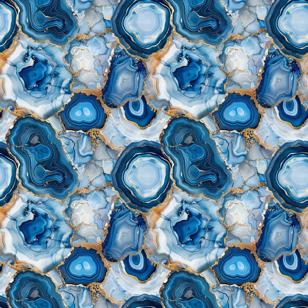 Agate Gemstones Pattern 9 Quilting Cotton Fabric