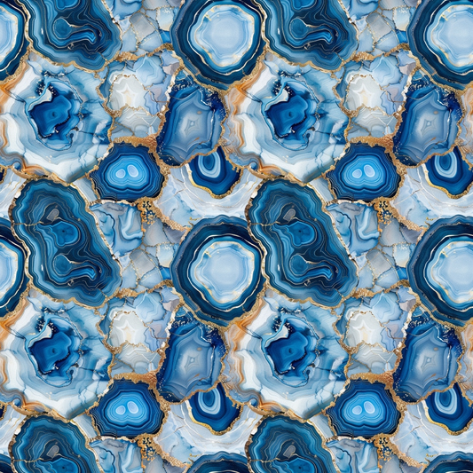 Agate Gemstones Pattern 9 Quilting Cotton Fabric