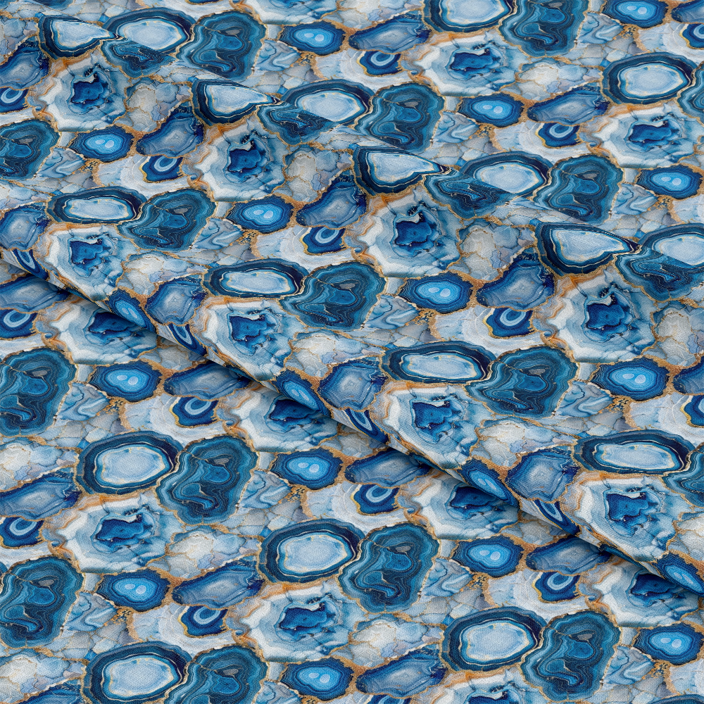 Agate Gemstones Pattern 9 Quilting Cotton Fabric