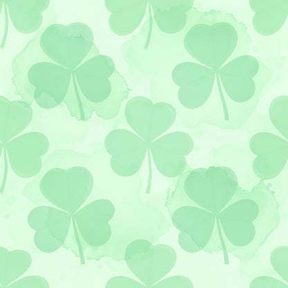 Alcohol Ink Shamrock Pattern 10 Quilting Cotton Fabric