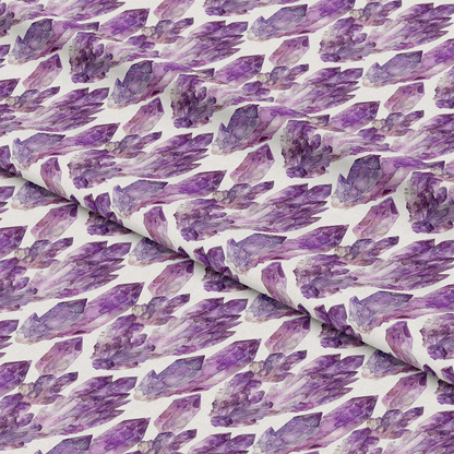 Amethyst Gemstones Pattern 9 Quilting Cotton Fabric