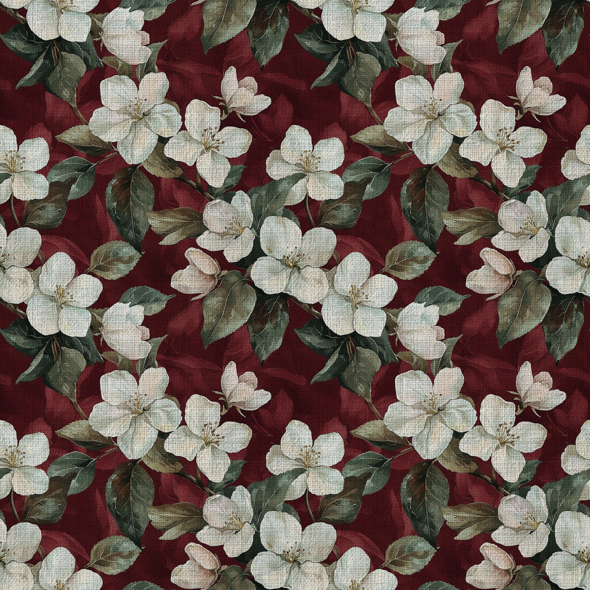 Apple Blooms Pattern 5 Quilting Cotton Fabric