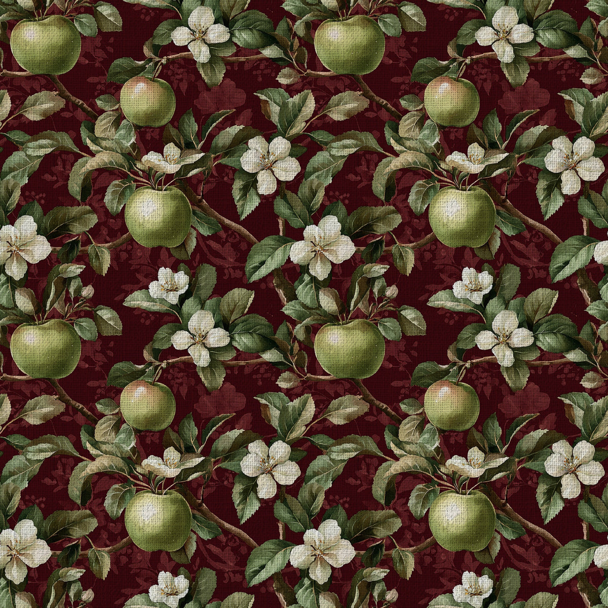 Apple Blooms Pattern 7 Quilting Cotton Fabric