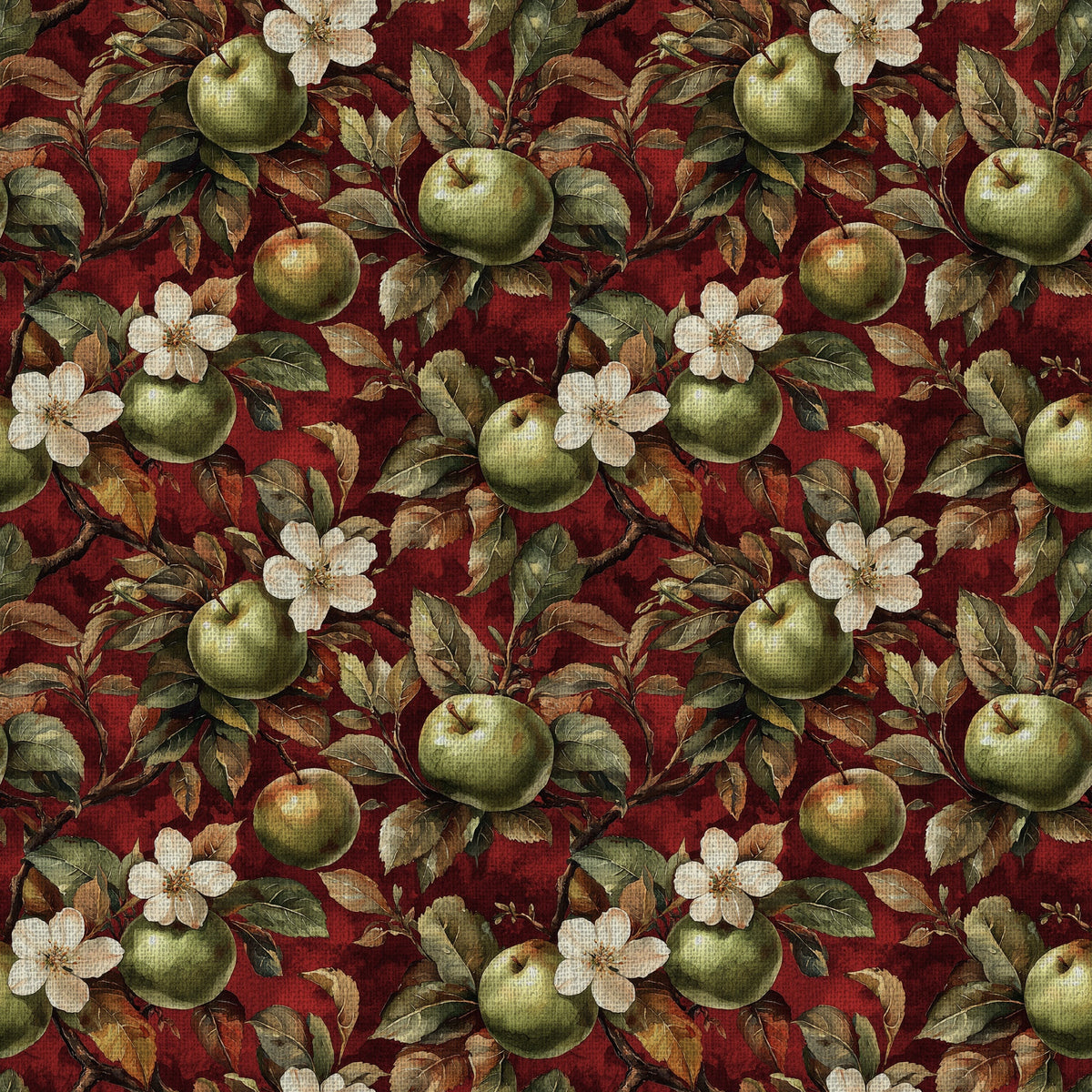 Apple Blooms Pattern 8 Quilting Cotton Fabric