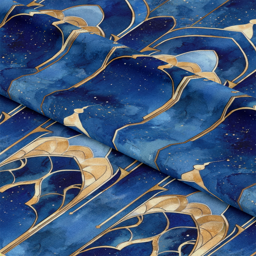 Arabian Midnight Pattern 16 Quilting Cotton Fabric