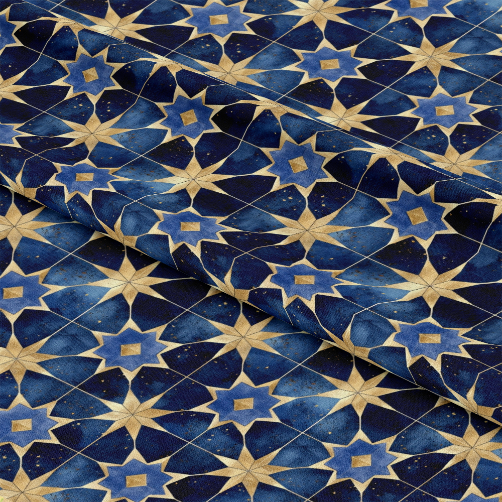 Arabian Midnight Pattern 17 Quilting Cotton Fabric