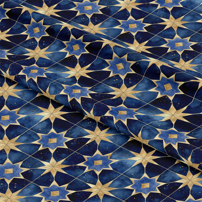 Arabian Midnight Pattern 17 Quilting Cotton Fabric