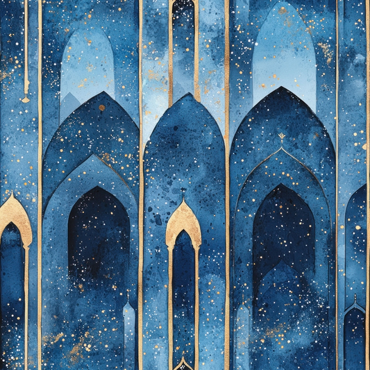 Arabian Midnight Pattern 21 Quilting Cotton Fabric