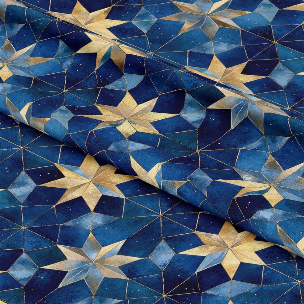 Arabian Midnight Pattern 3 Quilting Cotton Fabric – FabricMegaStore.com