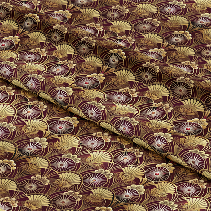 Art Deco Florals Pattern 14 Quilting Cotton Fabric