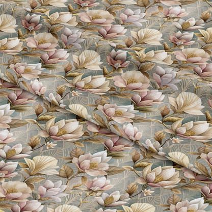 Art Deco Florals Pattern 20 Quilting Cotton Fabric