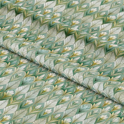 Art Deco Florals Pattern 24 Quilting Cotton Fabric