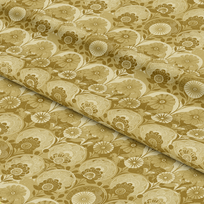 Art Deco Florals Pattern 25 Quilting Cotton Fabric
