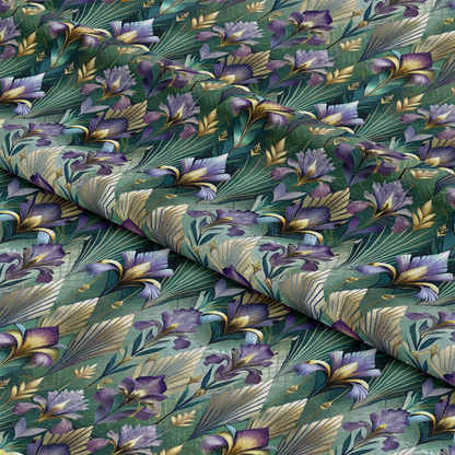 Art Deco Florals Pattern 27 Quilting Cotton Fabric