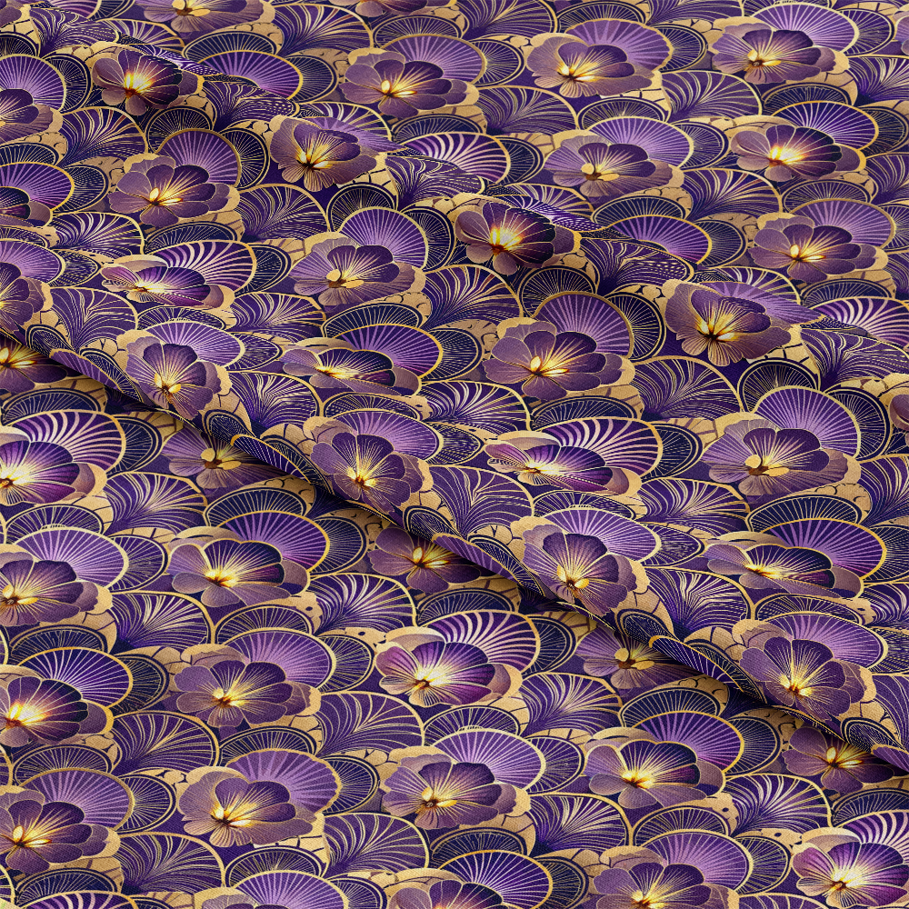 Art Deco Florals Pattern 31 Quilting Cotton Fabric