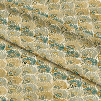 Art Deco Florals Pattern 38 Quilting Cotton Fabric