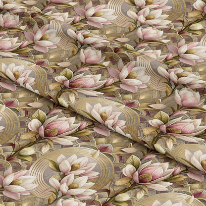 Art Deco Florals Pattern 46 Quilting Cotton Fabric