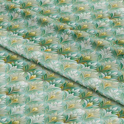 Art Deco Florals Pattern 5 Quilting Cotton Fabric