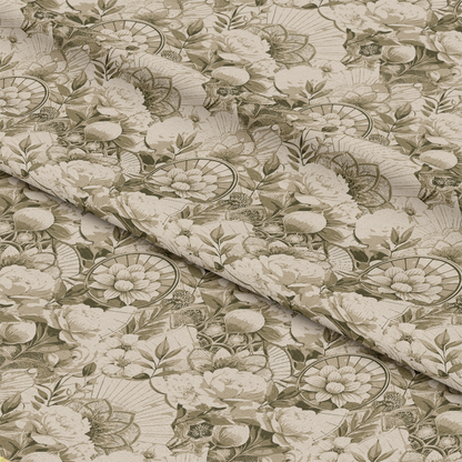 Art Deco Florals Pattern 61 Quilting Cotton Fabric