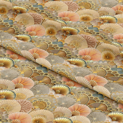 Art Deco Florals Pattern 65 Quilting Cotton Fabric