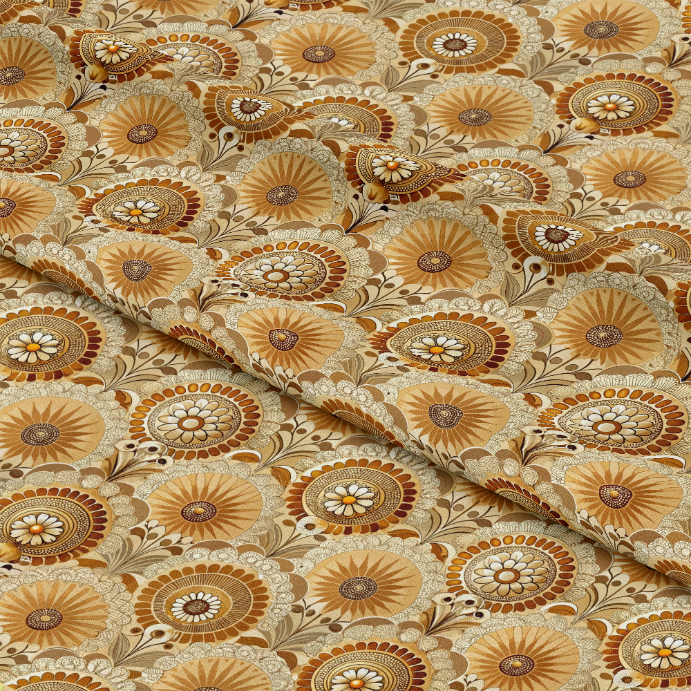 Art Deco Florals Pattern 66 Quilting Cotton Fabric